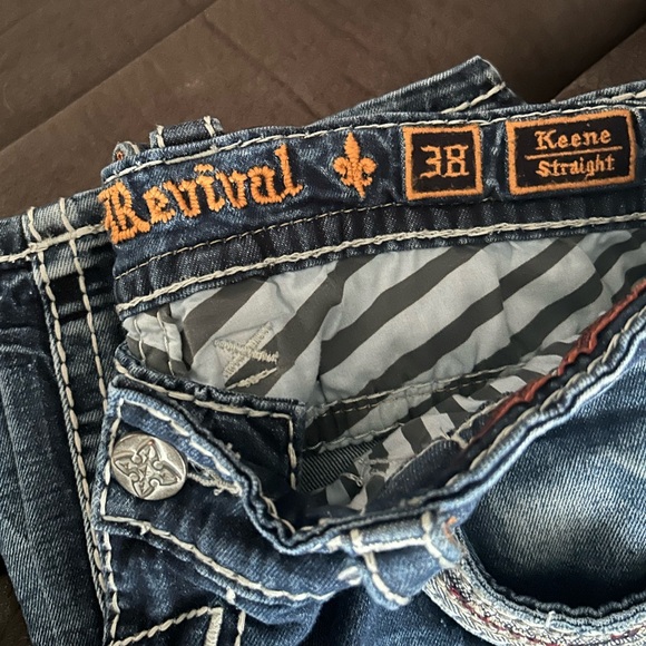 SOLD on diff platform Men’s Rock Revival Keene/straight sz:38 - Picture 3 of 6